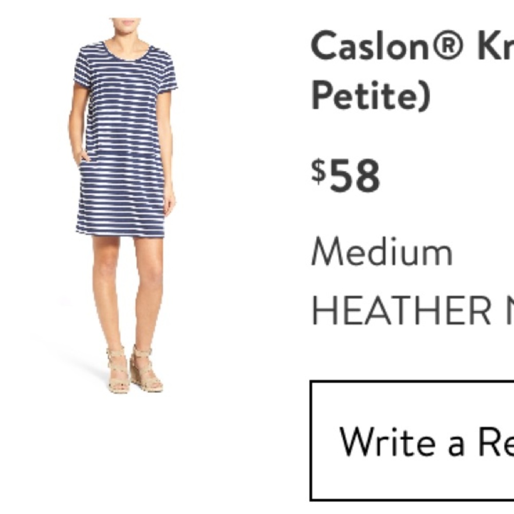 Caslon Knit Shift dress